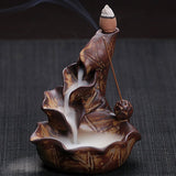 Waterfall,Backflow,Ceramic,Incense,Burner,Holder,Censer,Buddhist