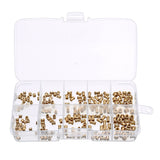 Suleve,MXBN1,200Pcs,Knurled,Brass,Threaded,Insert,Female,Thread,Embedment,Assortment