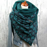 Women,Cotton,Thick,Winter,Outdoor,Casual,Floral,Printing,Pattern,Scarf,Shawl