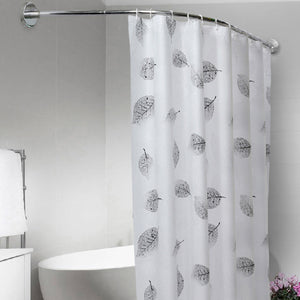 Adjustable,Stainless,Steel,Shower,Curtain,Curved,Bathtub,Hooks