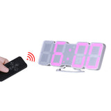 Loskii,Colorful,Digit,Remote,Control,Sound,Control,Thermometer,Alarm,Clock