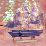 Model,Classical,Wooden,Sailing,Boats,Scale,Decoration