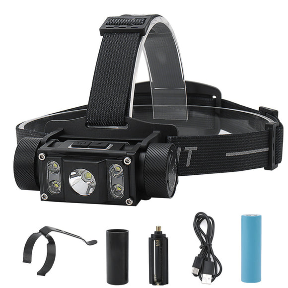 BORUiT,1200LM,Modes,160Rotatable,Headlamp,Outdoor,Cycling,Camping,Multifunctional,Headlamp