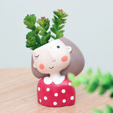 ROOGO,Creative,Models,Artificial,Flowers,Resin,Cartoon,Succulents,Flower,Micro,Landscape,Combination,Decoration