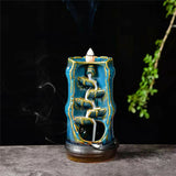 Backflow,Waterfall,Ceramic,Incense,Burner,Censer,Relax,Creative,Decoration