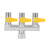 Garden,Maniford,Quick,Connector,Outlet,Three,Splitter,Valve,Adapter,Connector,Splitter,Washing,Machine,Faucet