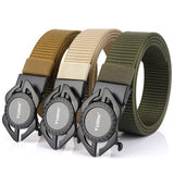 ENNIU,Automatic,Metal,Buckle,Breathable,Nylon,Tactical,Fashion,Leisure,Canvas,Waist