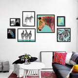 Miico,Stereo,Photo,Frame,Zebra,Sticker