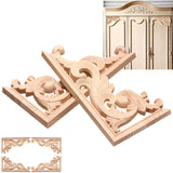 13*7CM,Carving,Decal,Corner,Applique,Frame,Wardrobe,Decoration