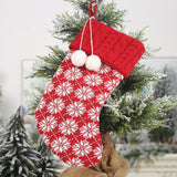 Loskii,Knitted,Christmas,Stockings,Holders,Fireplace,Hanging,Ornaments,Chrismas,Decorations