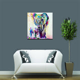 Miico,Painted,Paintings,Animal,Elephant,Paintings,Decoration