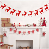 Christmas,Silver,Christmas,Banners,Paper,Garlands,Christmas,Party,Supplies