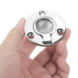 50x41mm,Stainless,Steel,Circle,Recessed,Flush,Handle,Hatch,Locker,Hatch,Handle