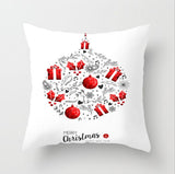 Christmas,Decor,Pillow,Covers,Living,Pillowcase,Cushion,Cover,Office,Lunch,Break,Pillowcase