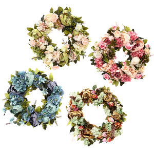 Artificial,Flowers,Garland,European,Lintel,Decorative,Flower,Wreath,Wedding,Christmas,Decoration