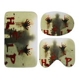 180x180cm,Bloody,Hands,Bathroom,Waterproof,Shower,Curtain,Carpets,Toilet,Cover,Floor,Halloween