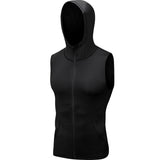 YUERLIAN,Hooded,Sleeveless,Running,Jackets,Sports,Pocket,Fitness,Quick,Workout