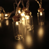 KCASA,Glass,Bottles,String,Lights,Fairy,Lights,Festival,Christmas,Halloween