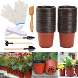 98Pcs,Plastic,Garden,Nursery,Flower,Terracotta,Planter,Containers,Shovel