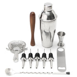 11Pcs,Stainless,Steel,Cocktail,Shaker,Mixer,Martini,Spirits,Muddler,Pourer,Strainer,Bartender