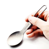 IPRee,Outdoor,Folding,Spoon,Titanium,Alloy,Spoon,Picnic,Tableware,Outdoor,Camping