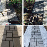 Rectangle,Maker,Stepping,Stone,Reusable,Paver,Molds,Brick,Mould,Cement,Brick,Garden,Walkway,Pavement