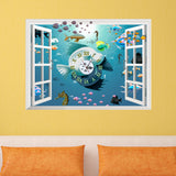 Large,Removable,Wallpaper,clock,Creative,Sticker,Decoration