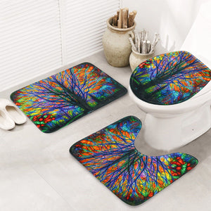 Christmas,Colorful,Bathroom,Toilet,Cover,Pedestal