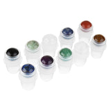 10Pcs,Gemstone,Essential,Bottles,Refillable,Roller,Storage,Bottle,Healing,Crystals