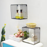 Square,Mounted,Hanging,Storage,Display,Baskets,Nordic,Style