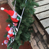 Christmas,Pendant,Merry,Christmas,Decoration,Santa,Claus,Climbing,Ladder