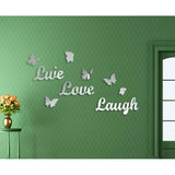 Vinyl,Mirror,Sticker,Butterflies,Mural,Decal,Decor