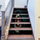 Miico,LT004,Halloween,Decoration,Stair,Sticker,Removable,Sticker,Horror,Sticker