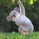 Koala,Hanging,Swing,Ornament,Figurine,Statues,Garden,Sculptures,Decorations