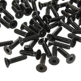 Suleve,M3CH4,100Pcs,Carbon,Steel,Countersunk,Socket,Screw,Screw,Metric