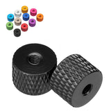 Suleve,M3AN5,10Pcs,Knurled,Thumb,Thread,Grommet,Gasket,Washer,Spacer,Aluminum,Alloy