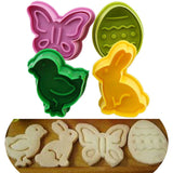 Pieces,Animal,Shape,Easter,Cookie,Decoration,Pastry,Cookies,Moulding,Baking