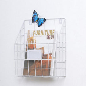 Modern,Magazine,Newspaper,Storage,Baskets,Mounted,Hanging,Organizer