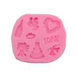 F0633,Silicone,Christmas,Heart,Mould,Chocolate