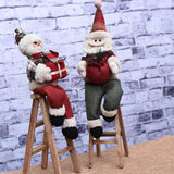 Christmas,Decorations,Santa,Claus,Climbing,Ladder,Ornament,Decoration,Holiday