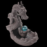 Porcelain,Dragon,Backflow,Incense,Burner,Ceramic,Censer,Holder,Glass