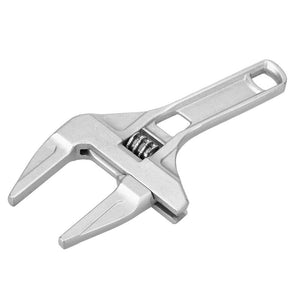 Universal,Wrench,Aluminum,Alloy,Short,Shank,Large,Opening,Adjustable,Wrench,Spanner,Bathroom,Repair,Tools