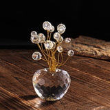 Crystal,Apple,Model,Glass,Craft,Table,Ornaments,Decoration