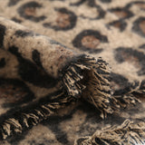 220*56,Women,Winter,Vintage,Acrylic,Leopard,Scarf,Tassel,Shawl