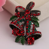 Christmas,Retro,Festive,Brooch,Shirt,Collar,Brooch,Sliver