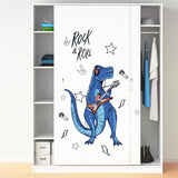 Loskii,SK9361,Dinosaur,Sticker,Cartoon,Animals,Decor,Wallpaper,Creative,Fridge,Decoration