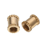 100Pcs,Brass,Single,Knurled,Female,Thread,Blind,Insert,Embedded