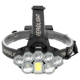 2000LM,Waterproof,Headlamp,18650,Battery,Interface,Flashlight,Cycling