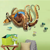 Miico,Creative,Animals,Octopus,Frame,Removable,Decorative,Decor,Sticker