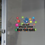 Epidemic,Prevention,Window,Background,Washing,Hands,Healthcare,Sticker,Floor,Decor